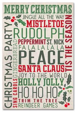 Lantern Press 'Collage 2' Canvas Art, 12"x19"