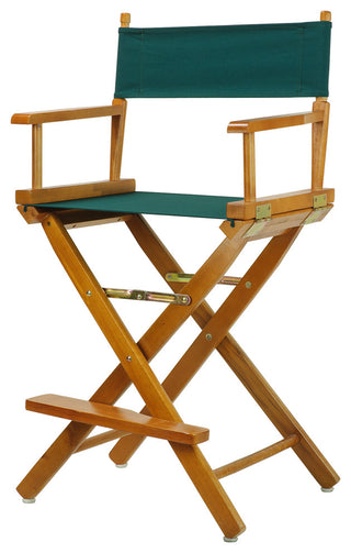 024" Director's Chair Honey Oak Frame-Hunter Green Canvas