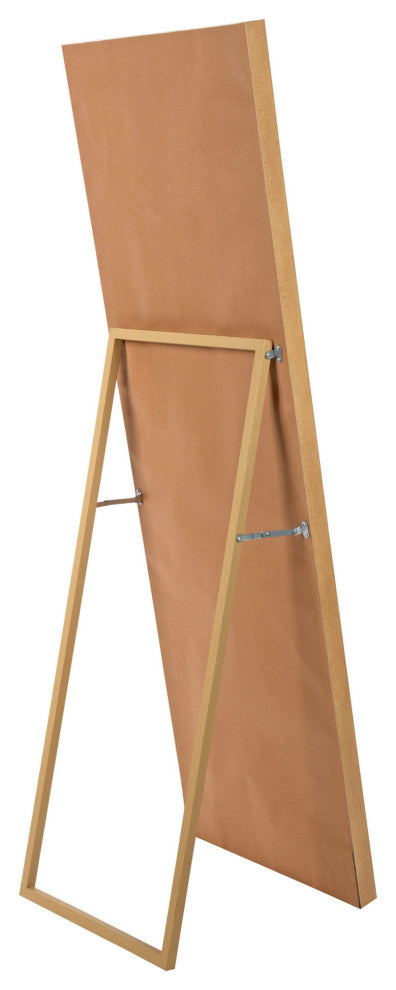 Evans Free Standing Floor Mirror with Easel, Natural 18x58