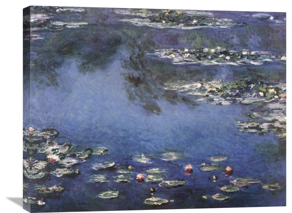 "Waterlilies 3" Stretched Canvas Giclee by Claude Monet, 30"x24"