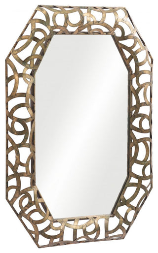 Kin Mirror Antique Gold