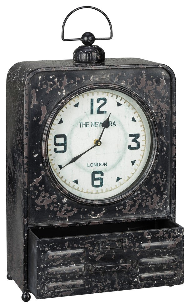 Cooper Classics Patton Table Clock