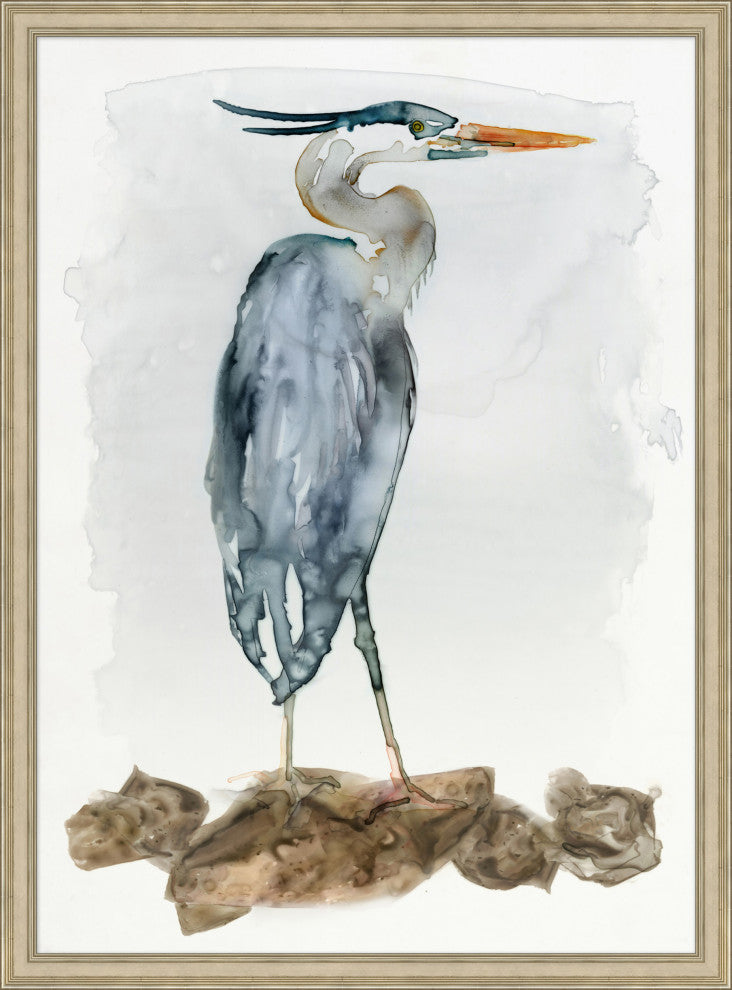 Oversized Heron Study 1, Giclee Reproduction Artwork