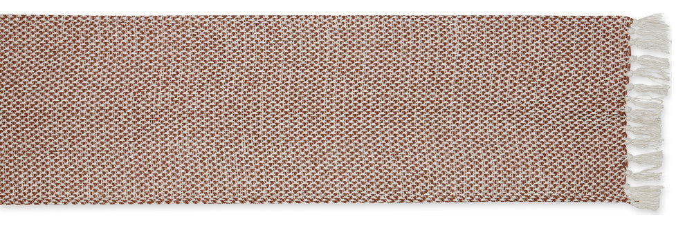 Cinnamon Woven Table Runner 15x72