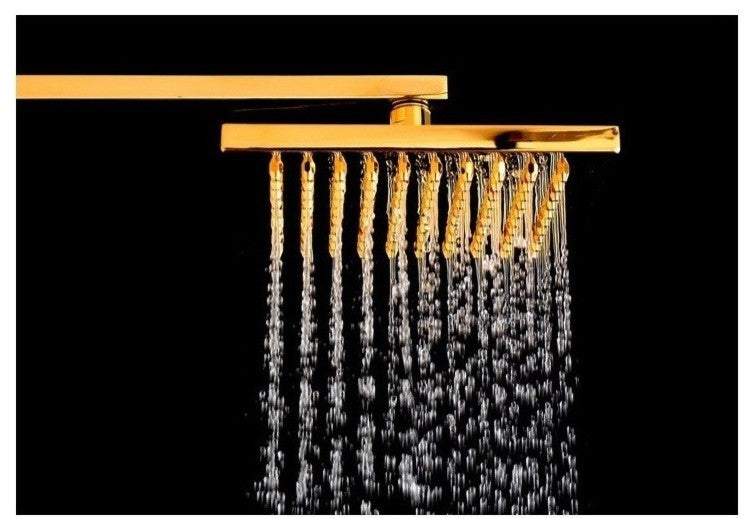 Arsizio Classic Luxury Gold Brass Bathroom Shower Set
