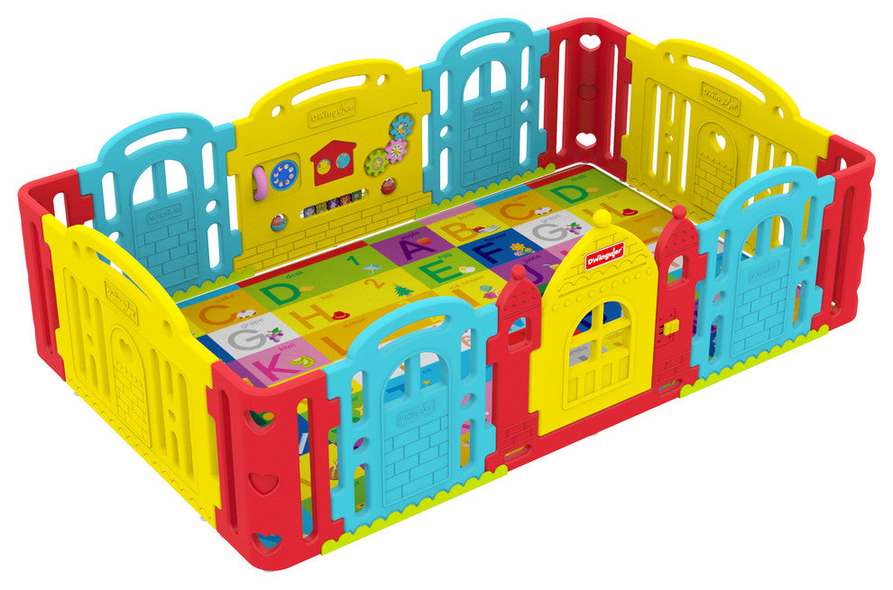 Dwinguler Kid''s Castle Playpen, Rainbow