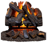Duluth Forge Vented Natural Gas Fireplace Log Set, 18" 45,000 BTU
