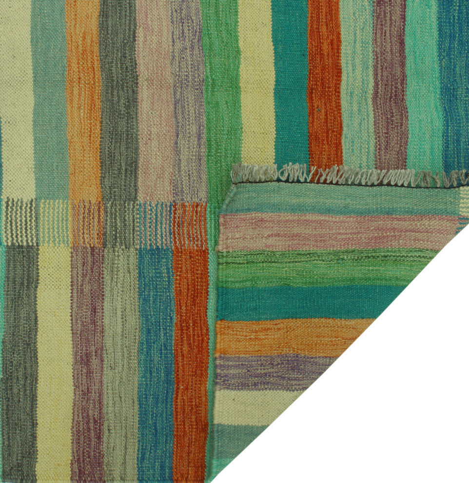 Winchester Kilim Jeannine Orange/Purple Rug, 3'10x5'10