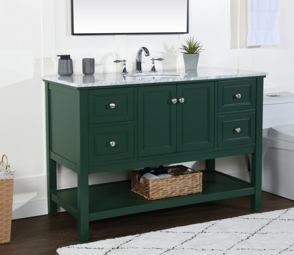 Matilda 48" Single Bathroom Vanity, Green