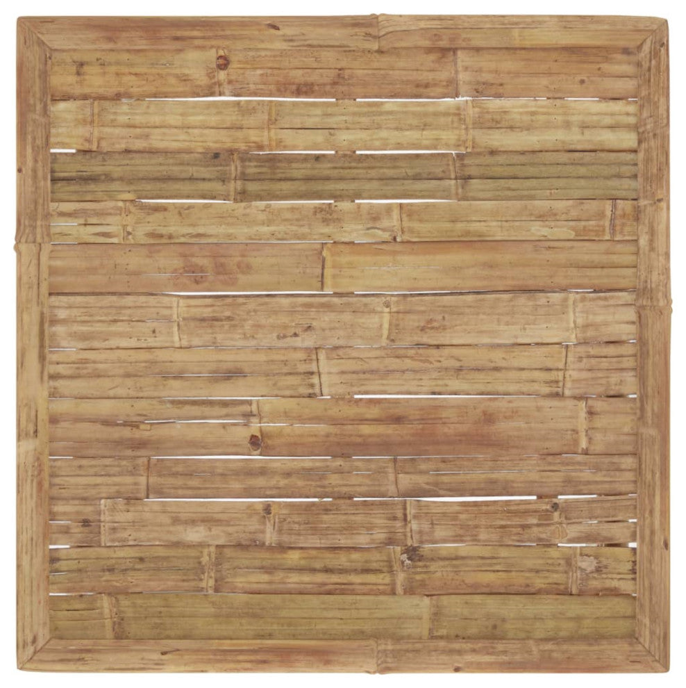 Vidaxl Garden Table 25.6"x25.6"x11.8" Bamboo