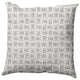 Criss Cross Bunnies Easter Decorative Throw Pillow, Whisper White, 26x26"