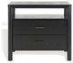 Safavieh Jaylessa Wood Nightstand Black