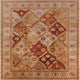 Ahgly Company Indoor Square Mid-Century Modern Area Rugs, 4' Square