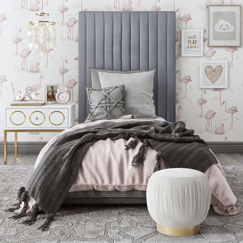 Arabelle Grey Bed Twin