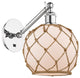 Innovations 317-1W-PC-G121-8RB-LED 1-Light Sconce, Polished Chrome