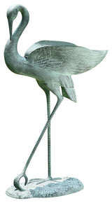 Crane Planter Holder