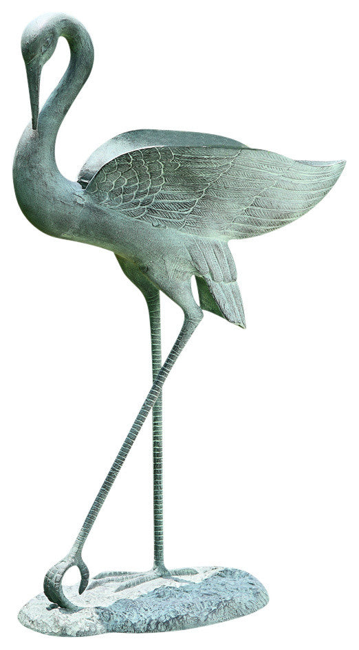Crane Planter Holder