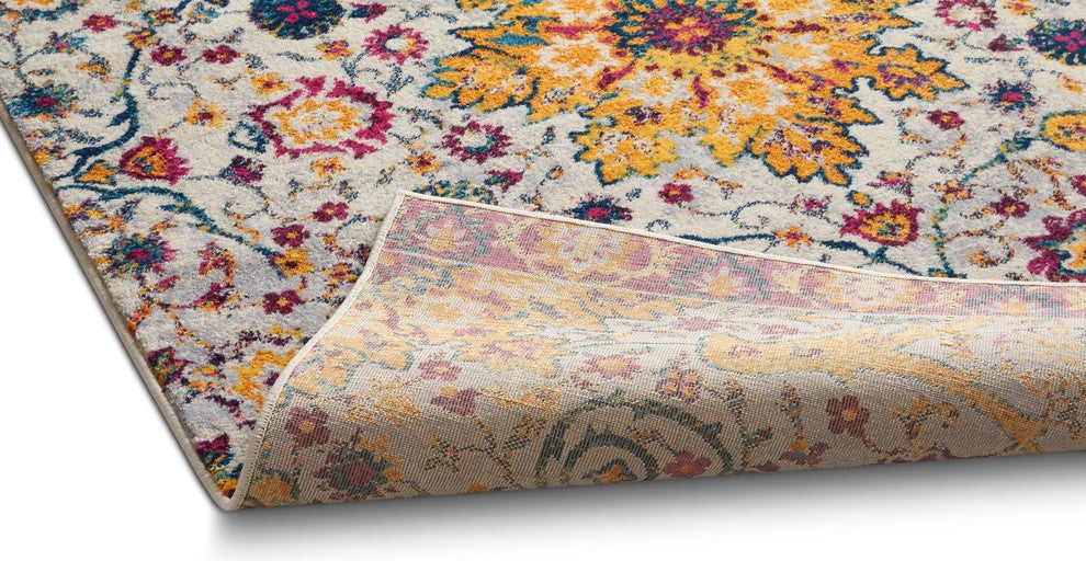 Well Woven Laurent Wonderly Modern Vintage Oriental Beige Area Rug