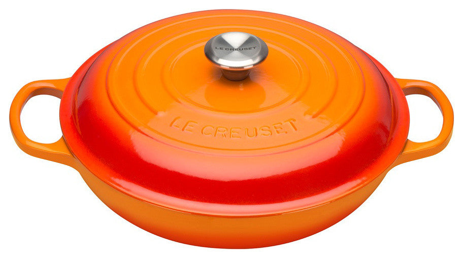 Le Creuset Signature Shallow Casserole, 26 cm, Volcanic