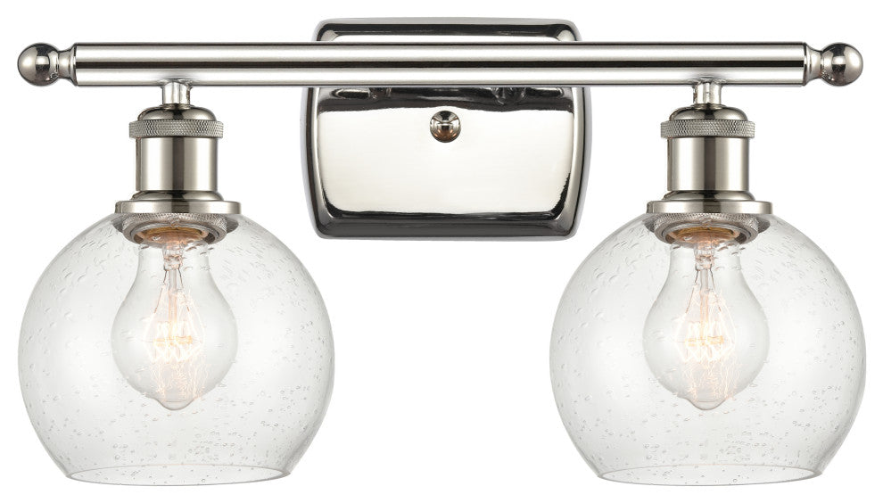 INNOVATIONS LIGHTING 516-2W-PN-G124-6 Athens Bath Vanity Light