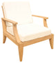 6-Piece Lagos Outdoor Teak Sofa Set With Sunbrella Cushions Spectrum Peacock