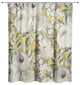 Yellow Floral 71x74 Shower Curtain