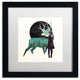 Robert Farkas ''Let The Universe Love You'' Art, Black Frame, White Mat, 16x16