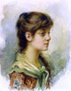 Alexei Alexeievich Harlamoff The Artist's Daughter Wall Decal Print