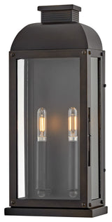Hinkley Lighting 28834 Tiverton 2 Light 17" Tall Wall Sconce - Oxidized Brass