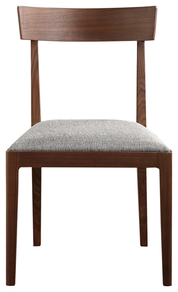 Scandinavian Leone Dining Chair Walnut M2 - Brown