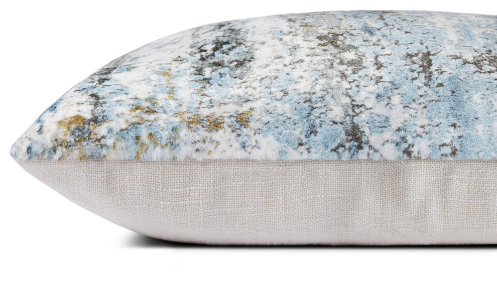 Loloi PLL0061 Grey / Multi 13" x 21" Cover Only Pillow