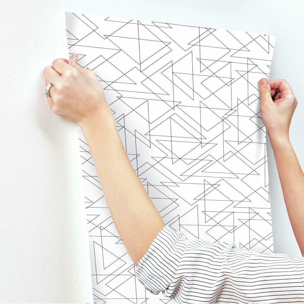 Triangulation Peel and Stick Wallpaper