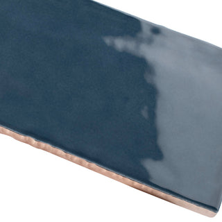 Castillo Glossy Ceramic Wall Tile, Denim