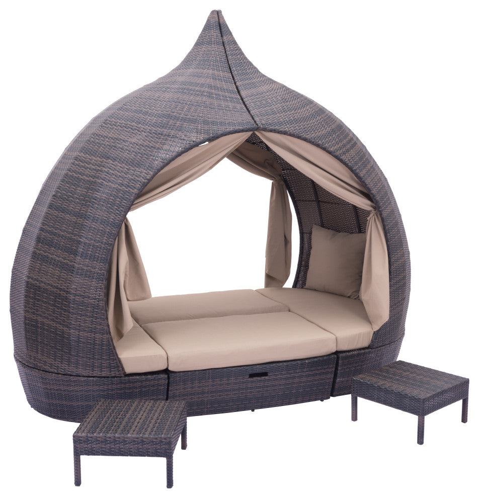 Majorca Daybed Brown and Beige