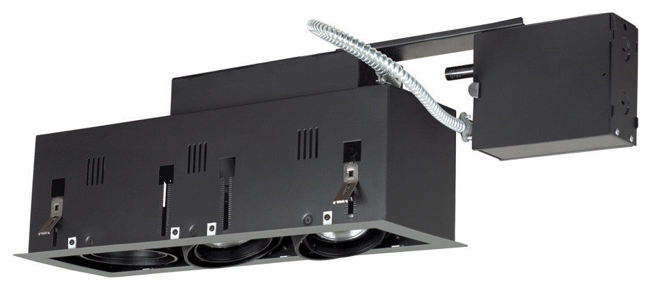 Jesco Mgrp20-3Sb 3-Light Double Gimbal Recessed Fixture Line Voltage