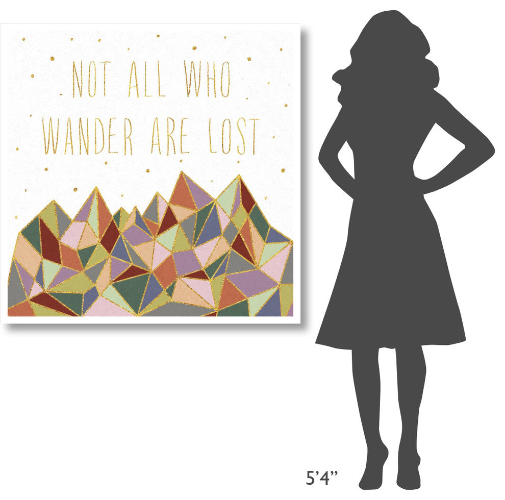 "Written in the Stars IV on White" Paper Print by Laura Marshall, 42"x42"