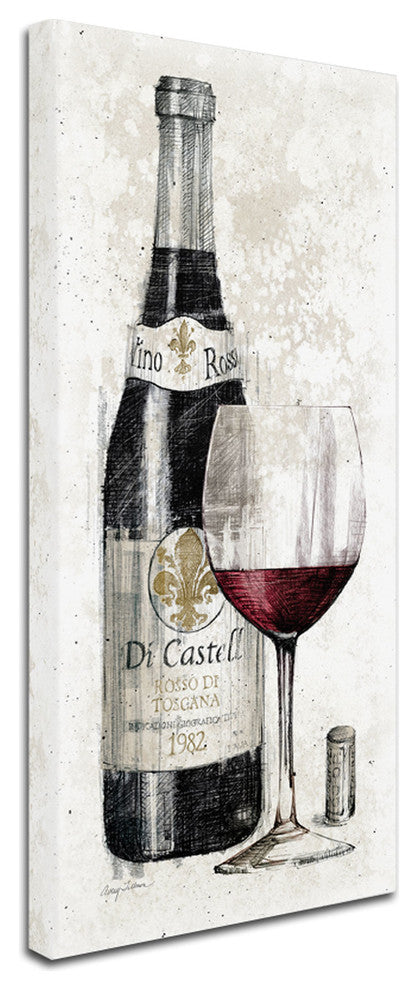 'Pencil Wine I' Canvas Art by Avery Tillmon