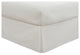 Tailored Long-Staple-Fiber-Durable-Comfortable Bed-Skirt, White, King