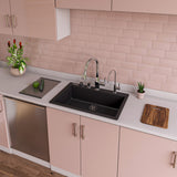 Polished Chrome Traditional Gooseneck Pull Down Kitchen Faucet