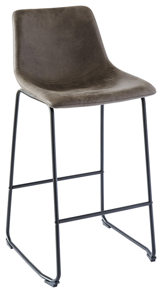 Picket House Furnishings Collins Metal Bar Stool Set, Gray