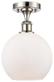 Innovations Lighting 516-1C-PN-G121-8 Athens 1 Light 8" Semi-Flush Mount