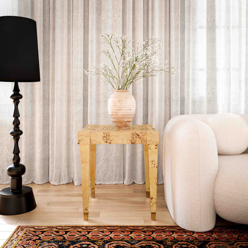 Brandyss Burl End Table, Natural