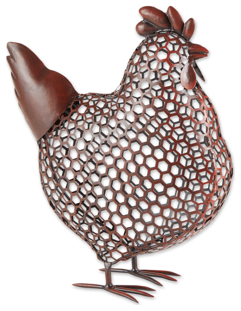 Chicken Wire Chicken Sculpture