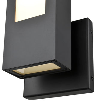 Amster 1-Light LED Module 16" Tall Powder Coated Black Outdoor