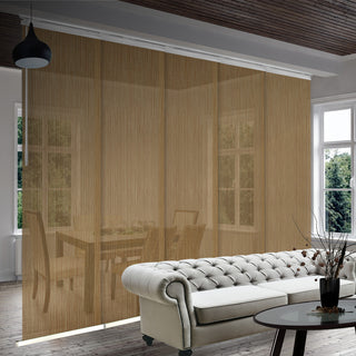 Anders 5-Panel Track Extendable Vertical Blinds 58-110"W