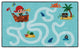 Flagship Carpets CE487-22W 4x6 Pirate Maze Rug