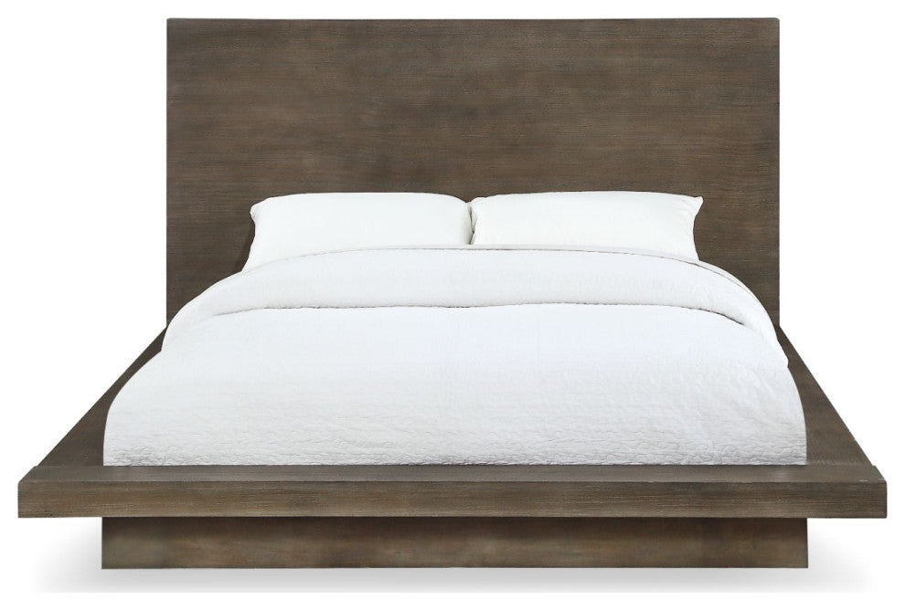 Modus Melbourne 5 PC Queen Panel Bedroom Set w Chest in Dark Pine