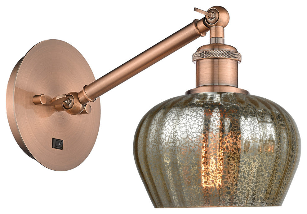 Innovations 317-1W-AC-G96-LED 1-Light Sconce, Antique Copper