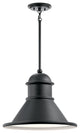 Kichler Northland 1 Light Outdoor Hanging Pendant in Black