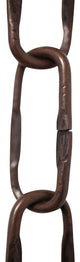 RCH Hardware Steel Spanish Chandelier Chain, 2 Sizes, 10', Antique Copper, U25